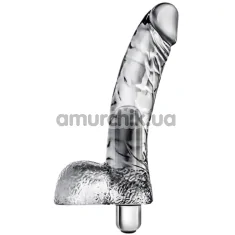 Вибратор Naturally Yours Vibrating Ding Dong, прозрачный - Фото №1