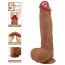Фалоімітатор Pretty Love Orton 9.2, коричневий - Фото №9