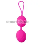 Вагинальные шарики Boss Silicone Kegel Balls, розовые - Фото №1