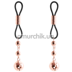 Зажимы для сосков Bound Nipple Clamps D1, золотые - Фото №1