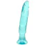 Фаллоимитатор Doc Johnson Crystal Jellies Anal Starter 5.5, бирюзовый - Фото №3