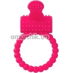Виброкольцо Silicone Vibro Cock Ring, розовое - Фото №1