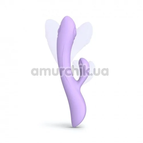 Вибратор с пульсацией Love To Love Bunny&Clyde, сиреневый