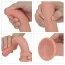 Фалоімітатор Dual-Layered Silicone Nature Cock LVTOY002, тілесний - Фото №8