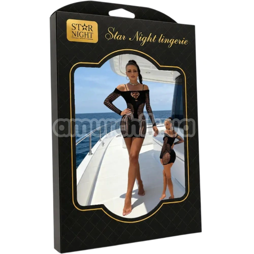 Платье Star Night Erotic Dream Mini Dress, черное