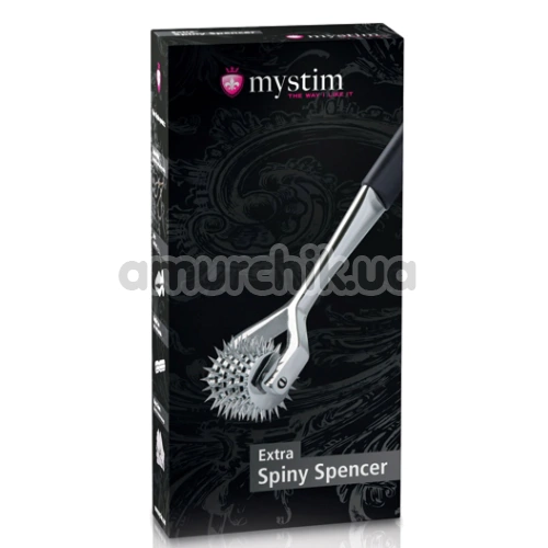 Колесо Вартенберга с электростимуляцией Mystim Extra Spiny Spencer, серебряное