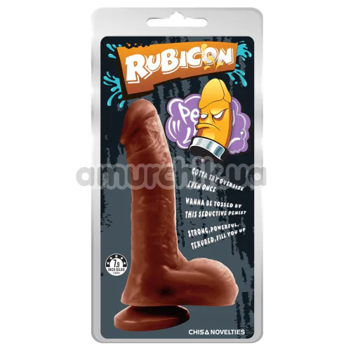 Фалоімітатор Rubicon Night Club Penis 7.7, коричневий