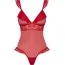 Боди Obsessive 863-TED-3, красное - Фото №5