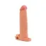 Насадка - удлинитель пениса с вибрацией Lovetoy Pleasure X-Tender Series LV1064, телесная - Фото №2