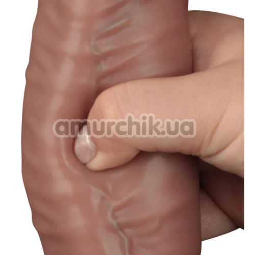 Фаллоимитатор Dual-Layered Silicone Nature Cock LV411302, светло-коричневый