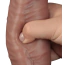 Фаллоимитатор Dual-Layered Silicone Nature Cock LV411302, светло-коричневый - Фото №11