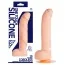 Вибратор One Touch Silicone 8, телесный - Фото №2