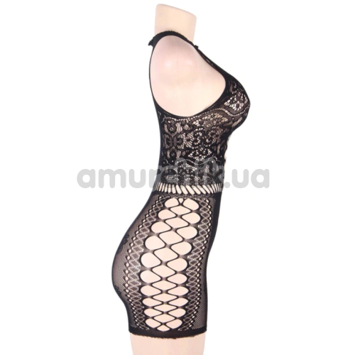 Платье Star Night Long Sleeves Mini Dress, черное