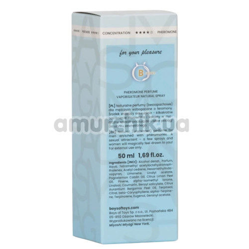 Духи с феромонами Miyoshi Miyagi Pure Homme для мужчин, 50 мл