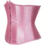 Корсет DS Fetish Vintage Satin Underbust Corset, розовый - Фото №7