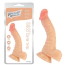 Фалоімітатор Real Touch S Real Beats Dong 7.8 Inch Dildo No.01, тілесний - Фото №5