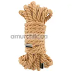 Мотузка Guilty Pleasure Premium Collection Bondage Rope 5m, тілесна - Фото №1