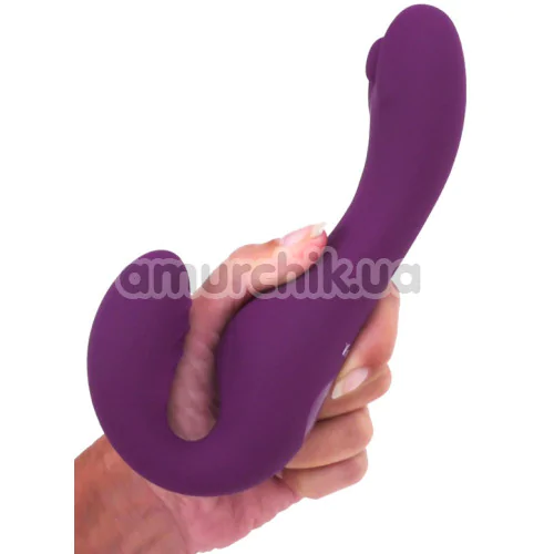 Безремневой страпон с вибрацией Xocoon Strapless Strap-On, фиолетовый