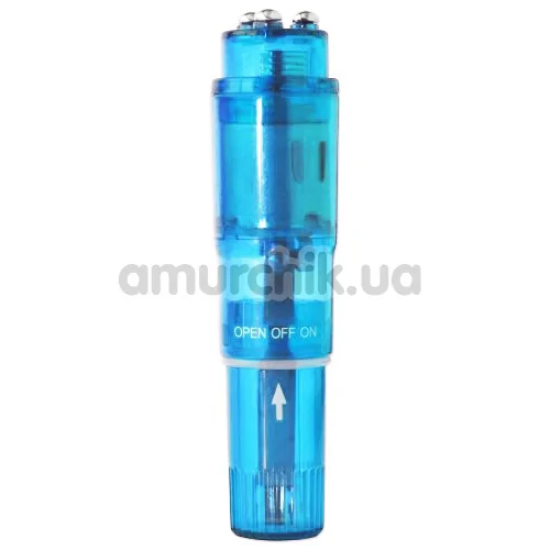 Клиторальный вибратор Pocket Pleasure, голубой