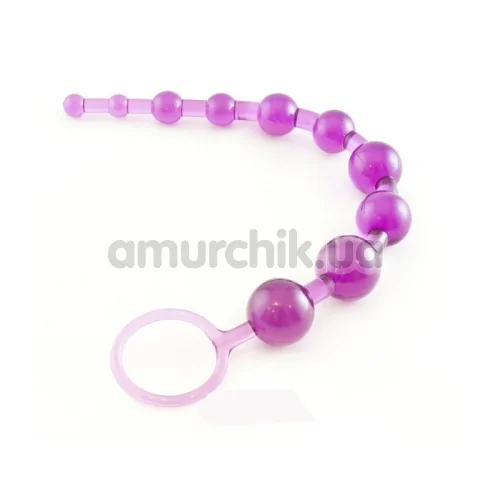 Анальные бусы Thai Toy Beads фиолетовые