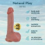 Фаллоимитатор Natural Play Silicone Dildo D1, телесный - Фото №8