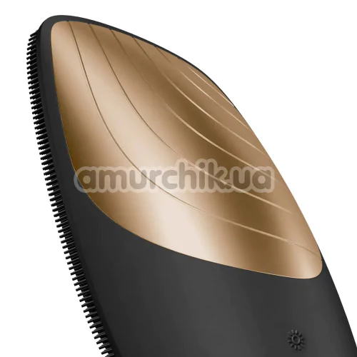 Ультразвукова щітка для обличчя Geske Sonic Thermo Facial Brush 6 in 1, cіро-золота