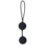 Вагинальные шарики Black Velvets Silicone Balls, черные - Фото №1