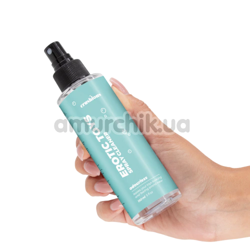 Антибактериальный спрей для очистки секс-игрушек Crushious Erotic Toys Spray Cleaner, 150 мл