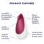 Клиторальный вибратор Satisfyer Spot On 3, бордовый - Фото №7