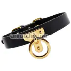 Ошейник Upko Leather Cosplay Choker L, черный - Фото №1