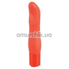Вибратор Mini Vibe Neon G-Spot, оранжевый - Фото №1