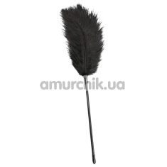Перышко для ласк DS Fetish Feather Tickler, черное - Фото №1