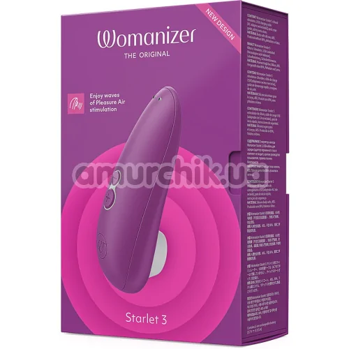 Симулятор орального секса для женщин Womanizer Starlet 3, сиреневый