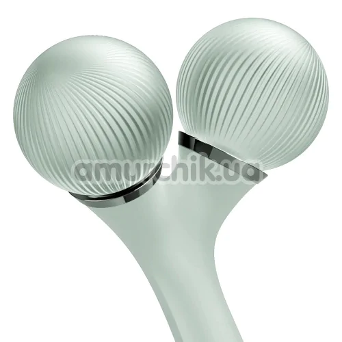 Ультразвуковий масажер Geske Sonic Facial & Body Roller 4 in 1, зелений