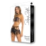 Комплект Rassel Tassle 3-Piece Set, черный: бюстгальтер + трусики-стринги + пояс для чулок - Фото №3