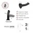 Фаллоимитатор Strap-On-Me Mono Density Soft Silicone Dildo M, голубой - Фото №5