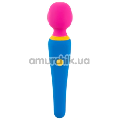 Универсальный вибромассажер Bunt Wand Vibrator, синий - Фото №1