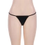 Трусики-стринги Star Night Vinyl Bikini Panties, черные - Фото №3