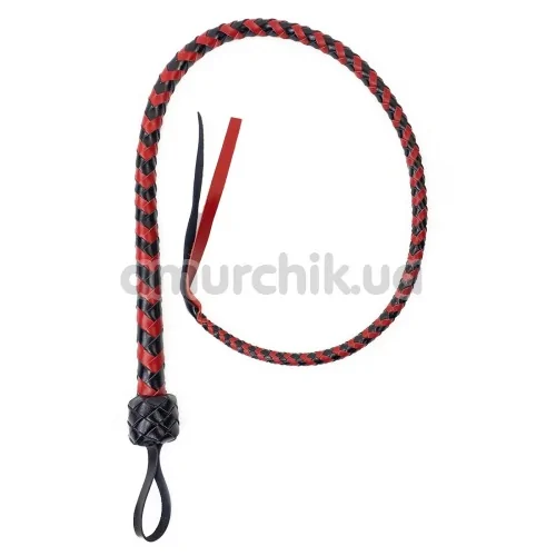 Кнут Art of Sex Whip, черно-красный - Фото №1