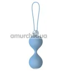 Вагінальні кульки Mae B Lovely Vibes Sophisticated Soft Touch Love Balls, блакитні - Фото №1