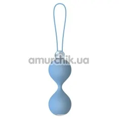 Вагинальные шарики Mae B Lovely Vibes Sophisticated Soft Touch Love Balls, голубые - Фото №1
