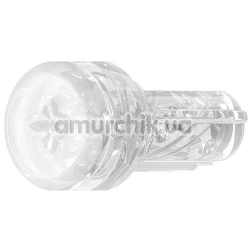 Набор Kiiroo Interactive Suction Device + Stroker: интерактивная насадка PowerBlow + мастурбатор Kiiroo Feel Pocket Male Masturbator PBC (Crystal Texture)