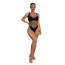 Боди Star Night Mesh Rhinestone Lines Bodysuit, черное - Фото №5