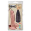 Вібратор T-skin ReaL Beginners Dildo Vibrator 7, тілесний - Фото №3
