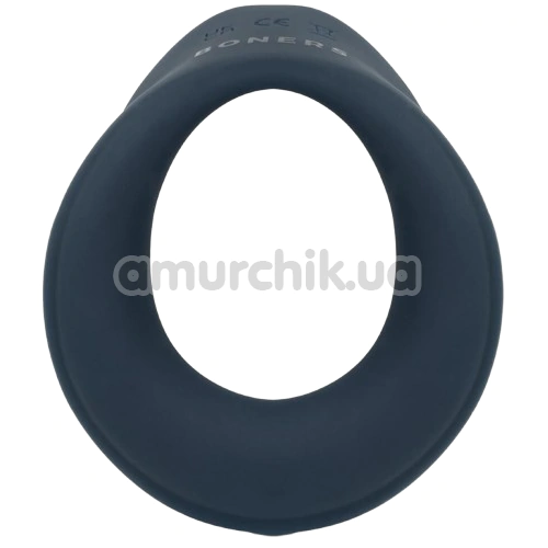 Виброкольцо для члена Boners Vibrating Cockring, синее