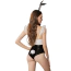 Костюм зайчика JSY Sexy Lingerie 5705, черно-белый: топ + трусики + ушки + галстук-бабочка - Фото №5