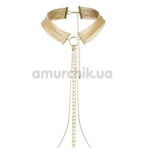 Прикраса для тіла Bijoux Indiscrets The Magnifique Collection Collar, золота - Фото №1