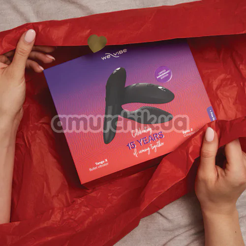 Набор We-Vibe 15 Years Anniversary Collection: We-Vibe Tango X + We-Vibe Sync 2, черный