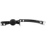 Кляп Ouch! Black & White Silicone Ball Gag, черный - Фото №4