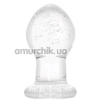 Анальная пробка Firefly Glass Plug Small, светящаяся в темноте - Фото №1